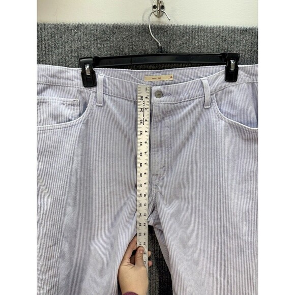 Levis Corduroy Baggy Dad Pants Womens 34 Lilac Purple Jeans Relaxed Y2K Retro - Picture 11 of 15